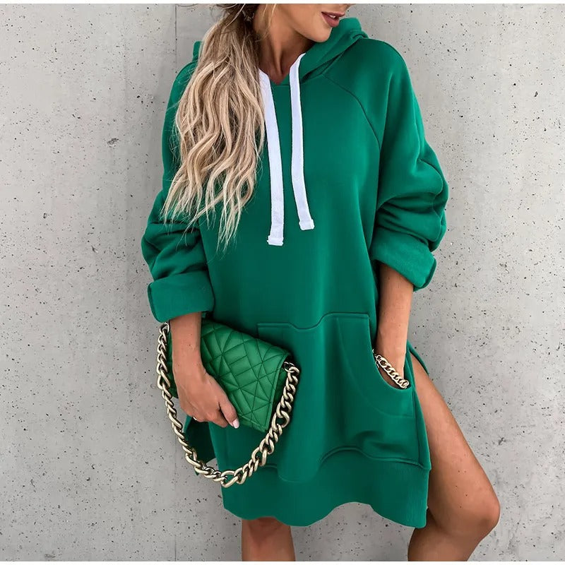 Levoire | Sweat À Capuche Oversize Pour Femme Vert