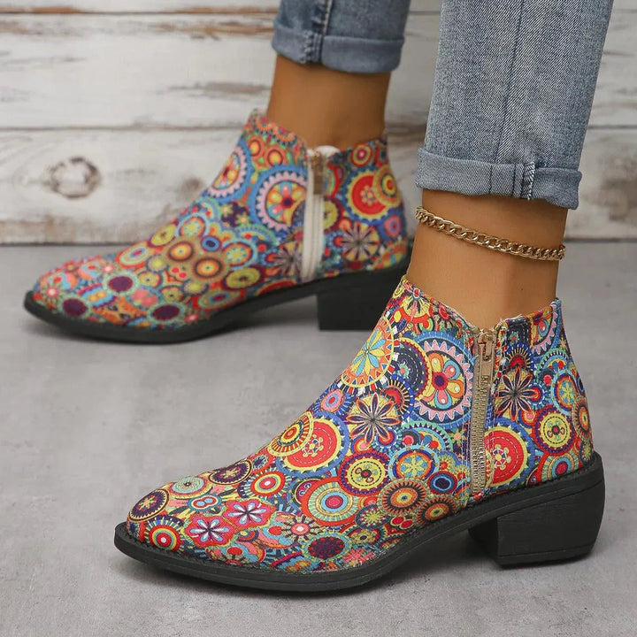 Levoire | Bottes courtes femmes - Style Boho Chic pour toutes les occasions ! Couleur