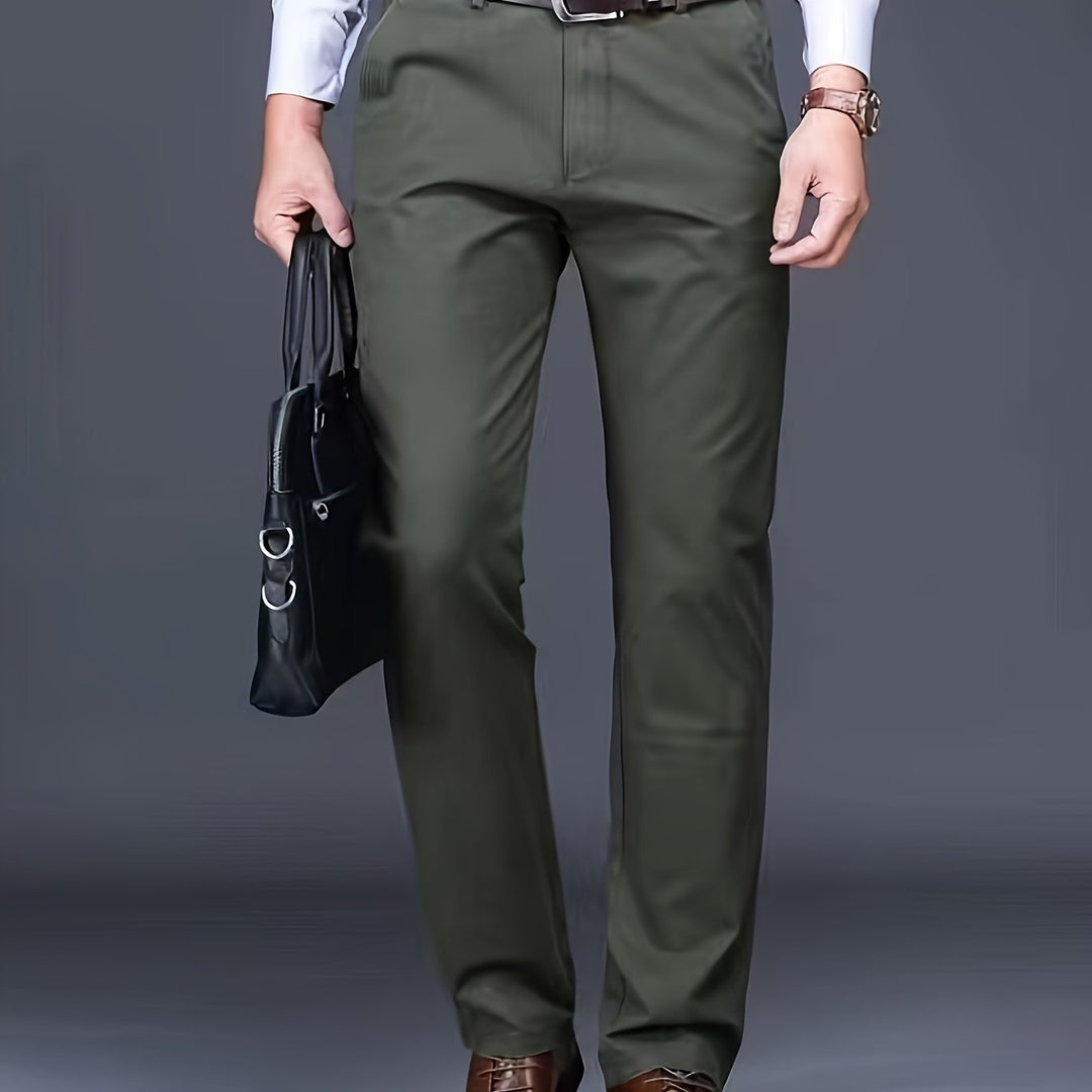 Levoire | Combinaison Élégante Pour Homme En Tissu Élastique Avec Un Design Uni