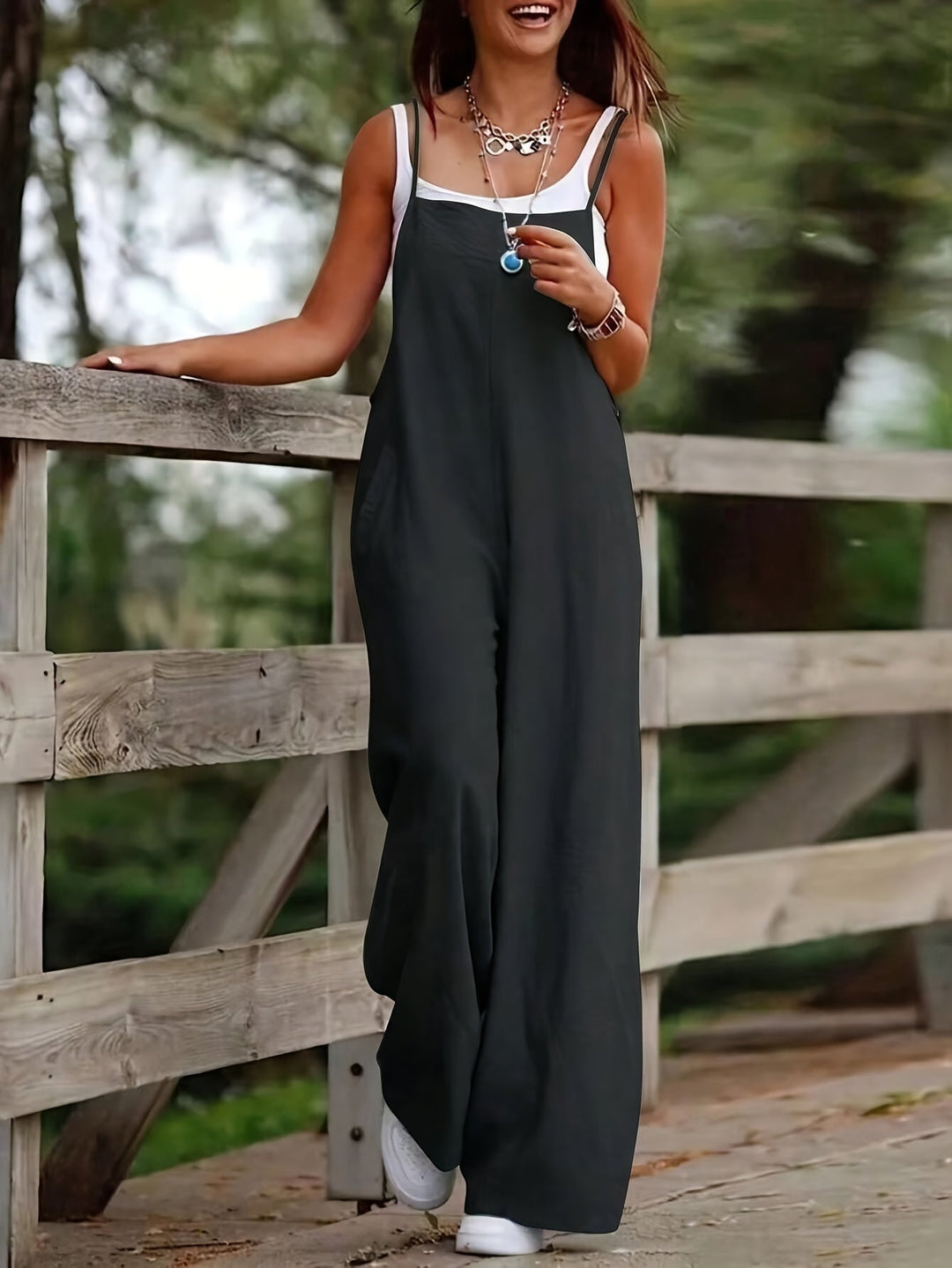 Levoire | Monochrome Noir Denim Salopette Noir