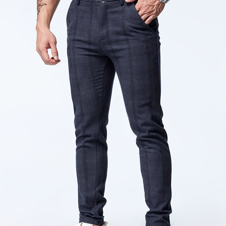Levoire | Pantalon Slim Fit Relaxant Rayé Non bleu