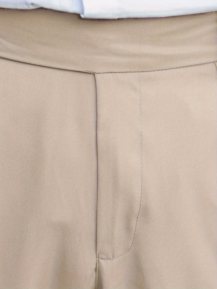 Levoire | Pantalon En Polyester De Style Cueilleur De Raisin Avec Détail À Boutons