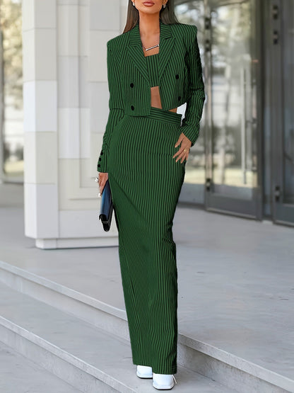 Levoire | Louer | Ensemble De Robe Trois Pièces À Rayures