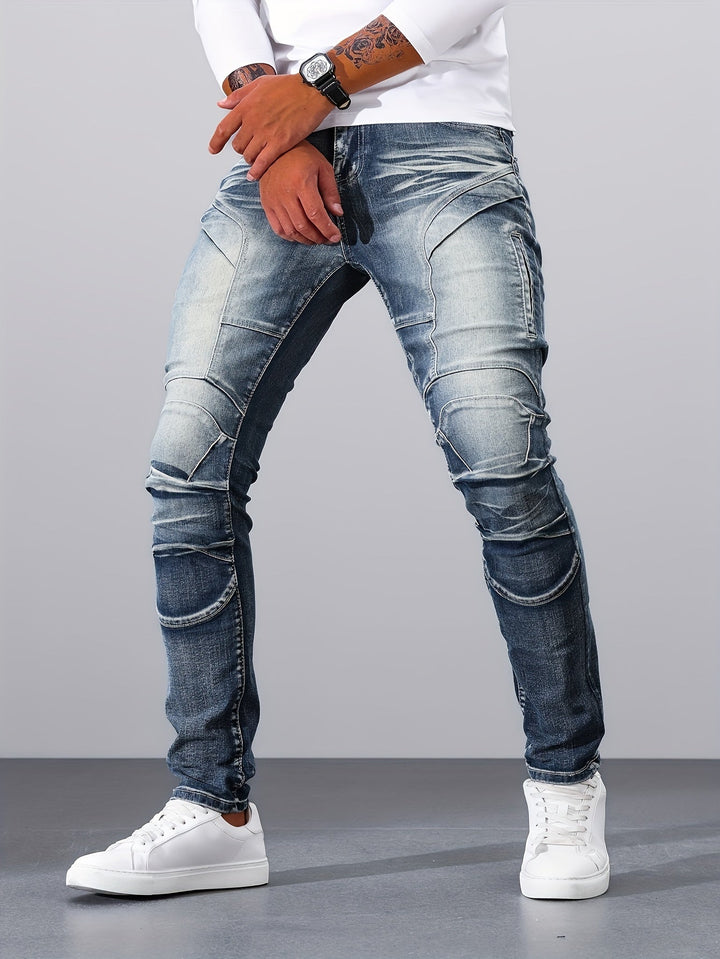 Levoire | Pantalons En Denim Vintage Skinny Pour Hommes