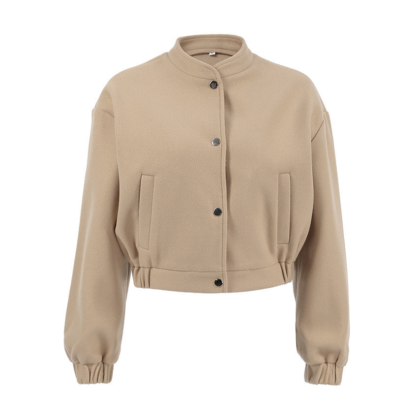Levoire | Veste Courte À Manches Longues Boutons Et Poches