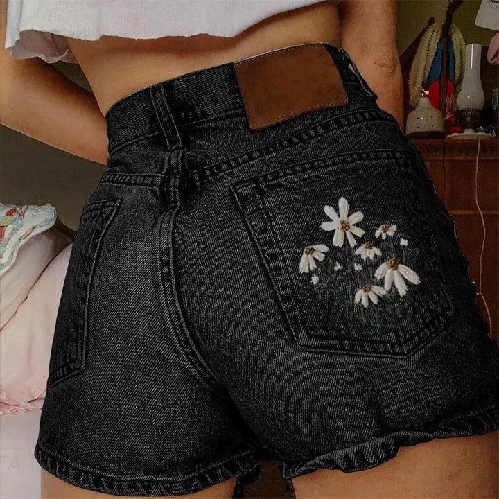 Levoire | Shorts en denim Noir et Gris