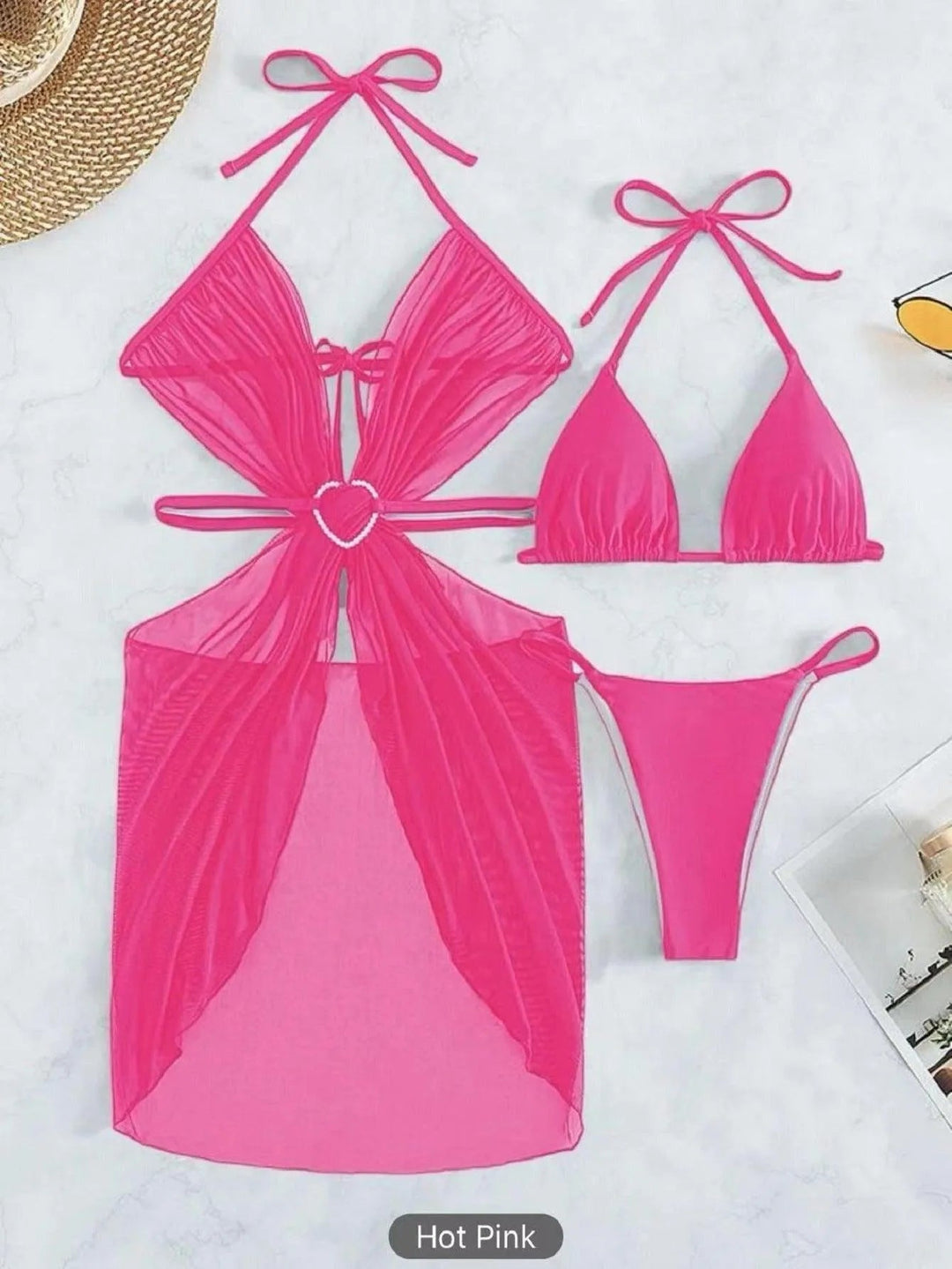 Levoire | Robe de bain une pièce pour femmes en couleur unie