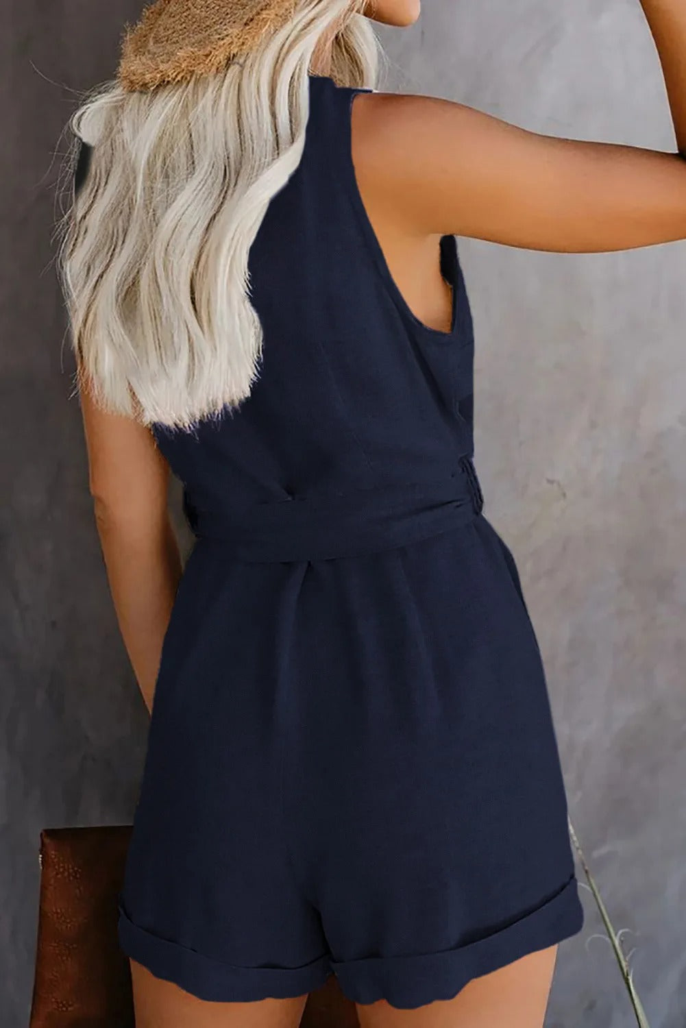 Levoire | Élégant Short Playsuit Avec Poches