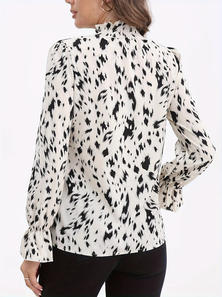 Levoire | Chemise À Imprimé Parfait Et Col Montant