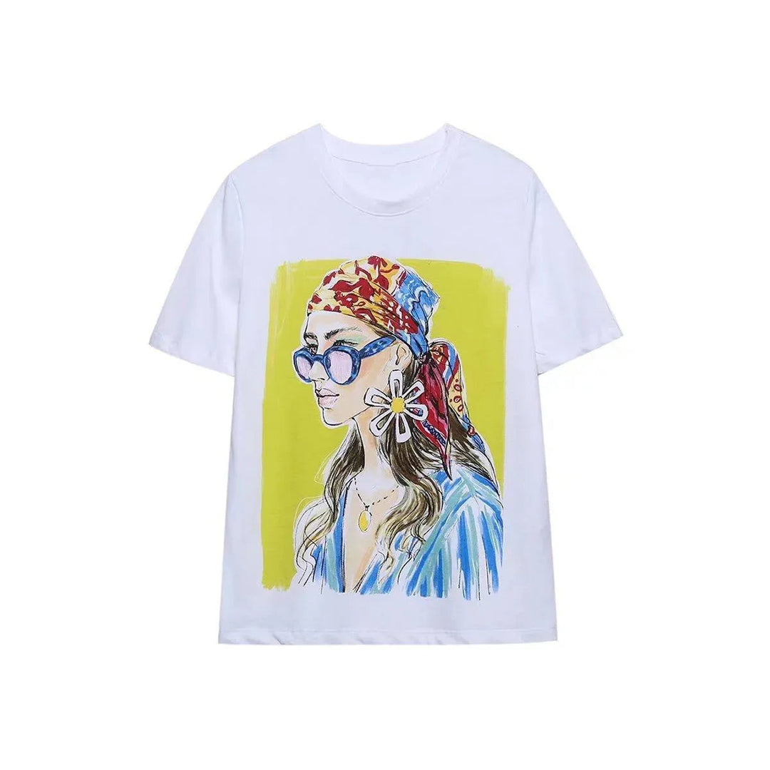 Levoire | t-shirt imprimé à manches courtes pour femmes Image 4