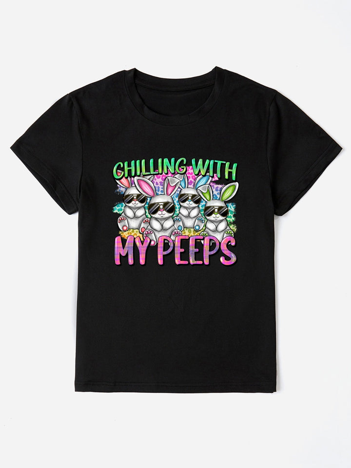 Levoire | CHILLING WITH MY PEEPS T-shirt col rond Must
