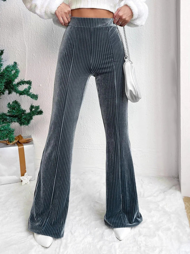 Levoire | Pantalons larges en velours Gris marine