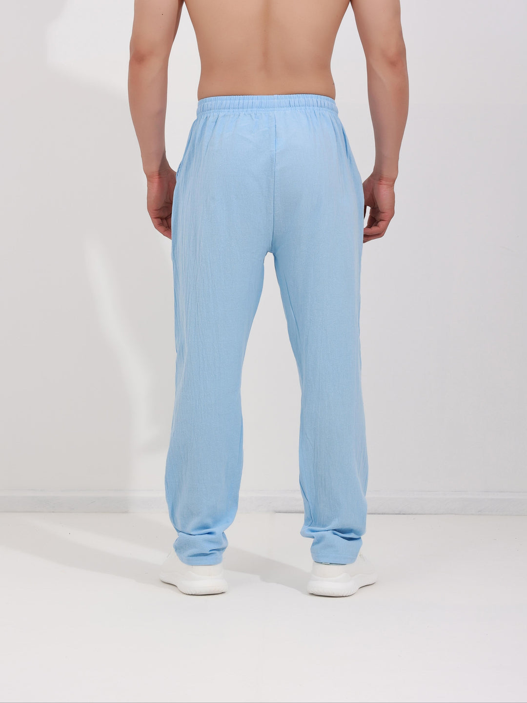 Levoire | Pantalon En Coton Respirant Pour Hommes Avec Cordon