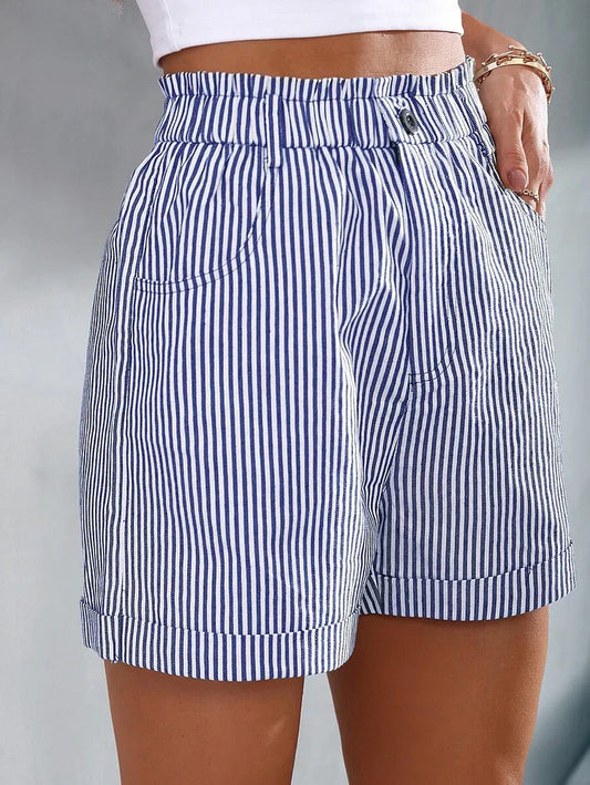 Levoire | Short décontracté à rayures