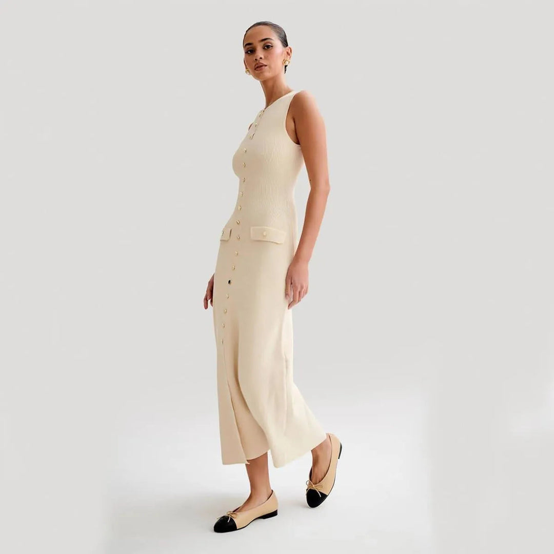 Levoire | Robe tricotée sans manches élégante