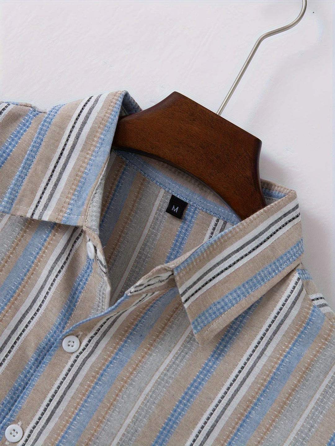 Levoire | Chemise En Coton Lin Rayée Pour Hommes Pour Un Look Décontracté