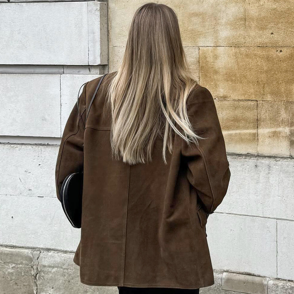 Levoire | Blazer En Daim Élégant Pour Toutes Les Occasions
