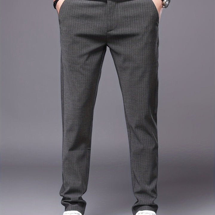 Levoire | Pantalons Stretch Slim Fit À Jambe Droite