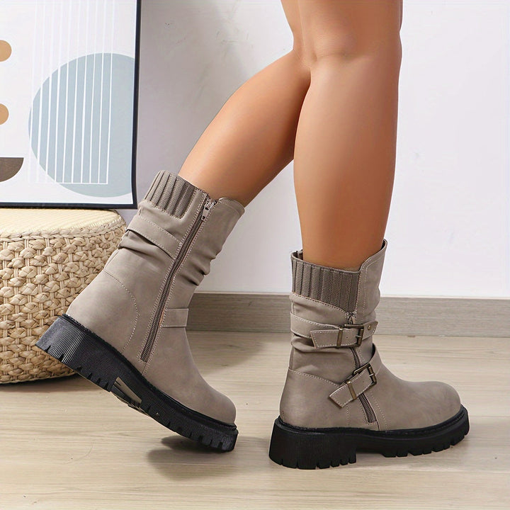 Levoire | Bottes De Cowboy Rétro À Semelles Épaisses