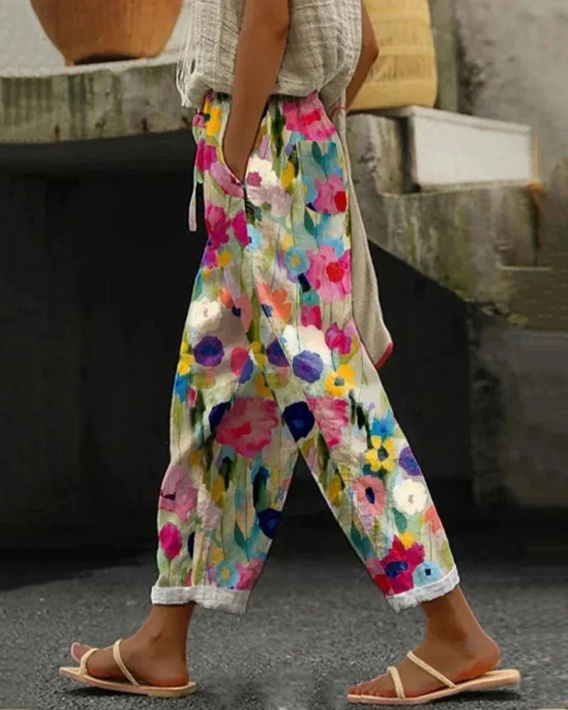 Levoire | Pantalon à imprimé floral