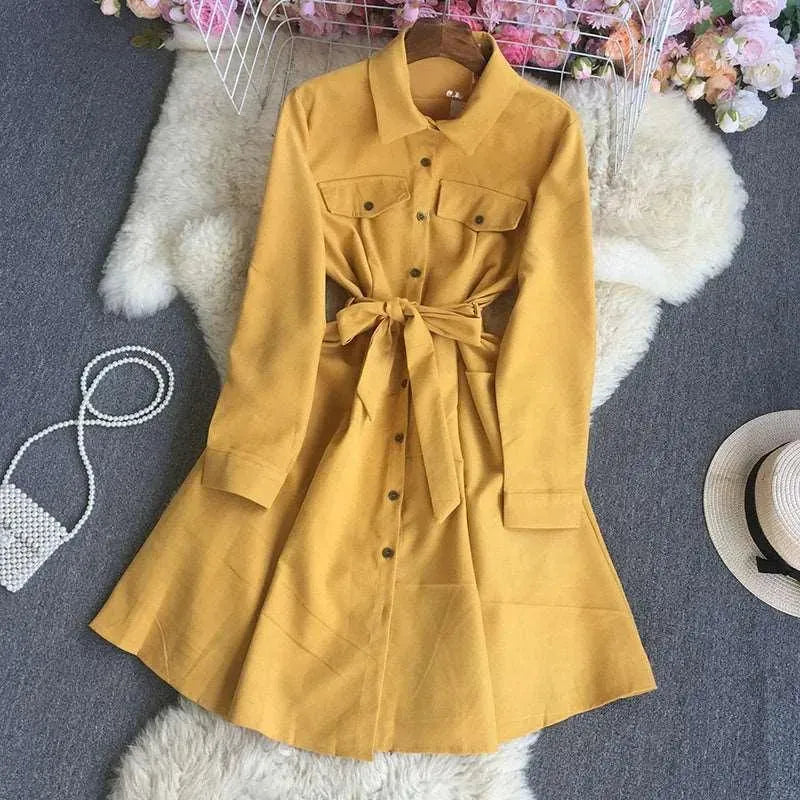 Levoire | Chemise Robe Jaune Une taille