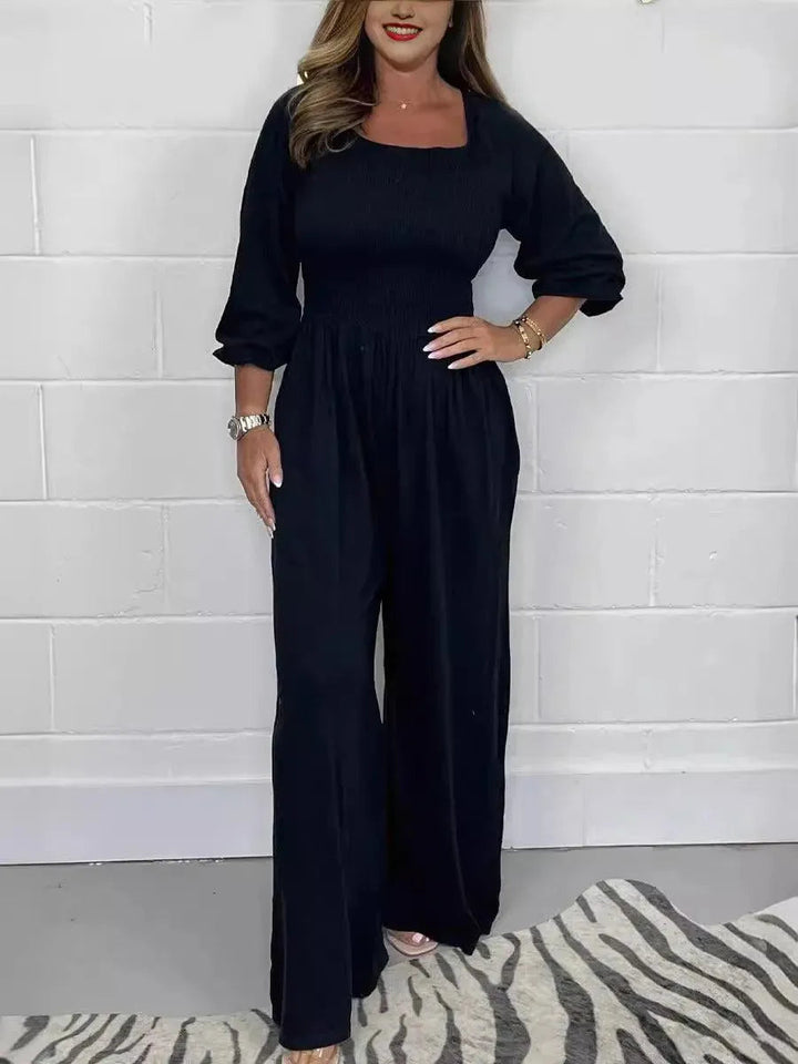 Levoire | Robe confortable et extensible pour femmes Noir