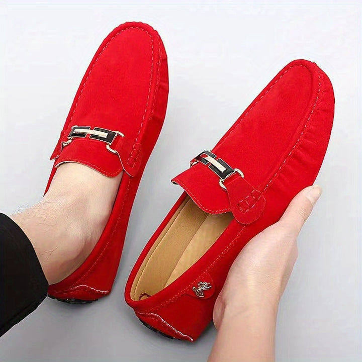 Levoire | Mocassins Métalliques Confortables Rot EU46