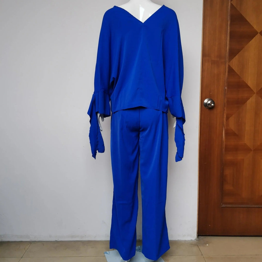 Levoire | Taille haute, pantalons larges dans un ensemble de 2 pièces