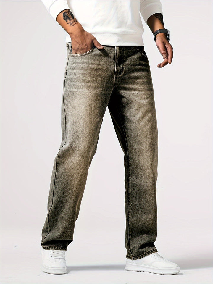 Levoire | Pantalons Détente Rento Droits Khaki Couleur