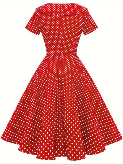 Levoire | Robe midi à pois pour femme