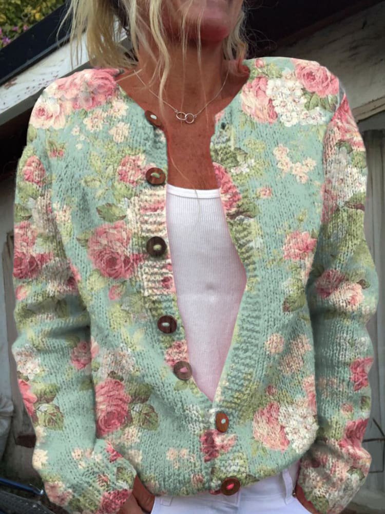 Levoire | Veste En Tricot Chaude Vert