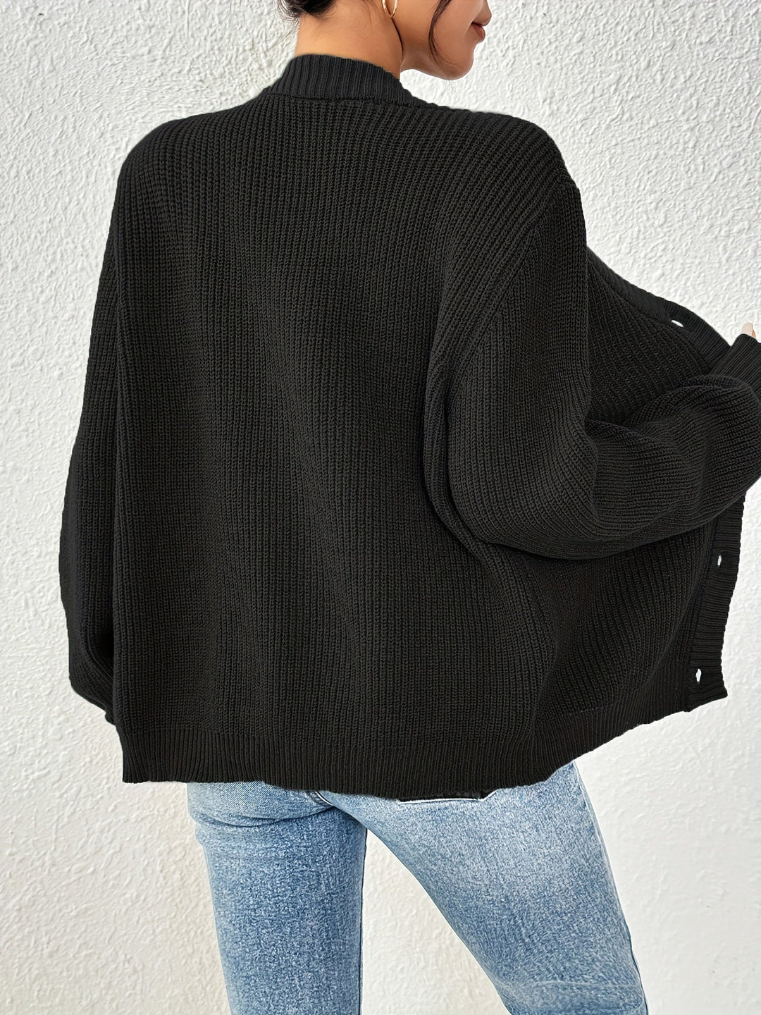 Levoire | Button Down Pull-Over En Tricot