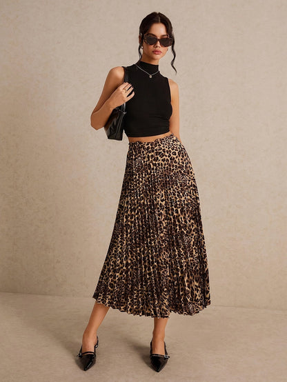 Levoire | Jupes Plissées En Motif Leobardi Élégantes