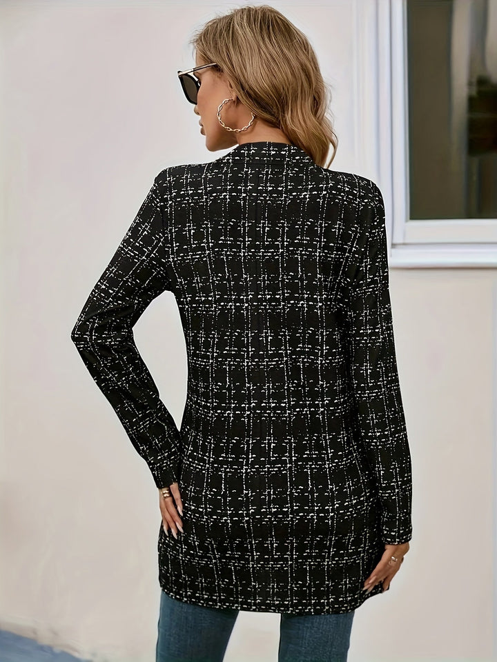 Levoire | Élégant Veste Colorblock À Manches Longues