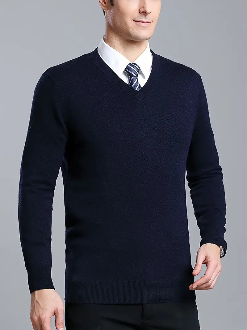 Levoire | Pull Décontracté Bleu marine