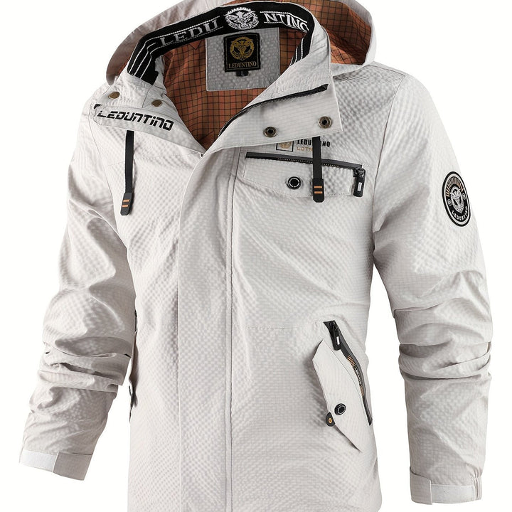 Levoire | Veste Pour Hommes Avec Capuche Protégée Des Intempéries Pour Toutes Les Conditions Météo