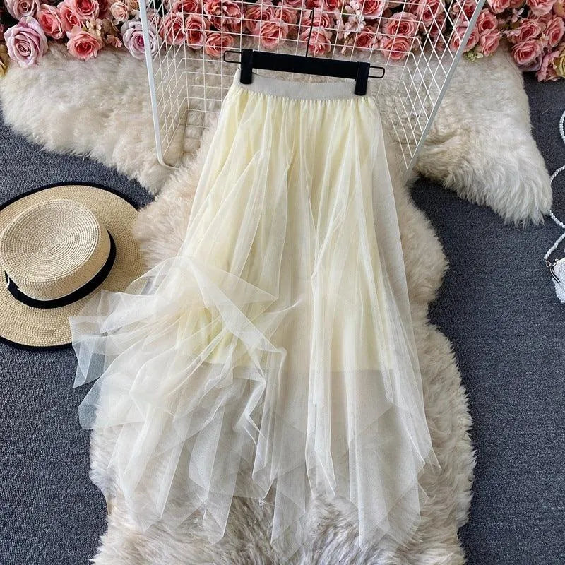 Levoire | Robe à encolure haute élastique Blanc cassé Une taille