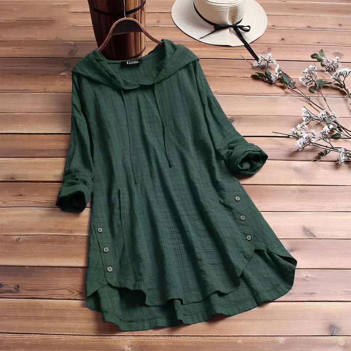 Levoire | Chemise En Lin Et Coton Vert