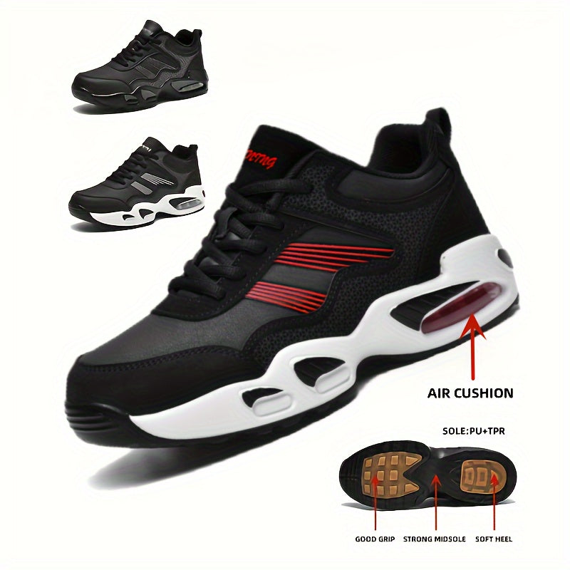 Levoire | Baskets À Air Confortables Pour Hommes En Simili Cuir