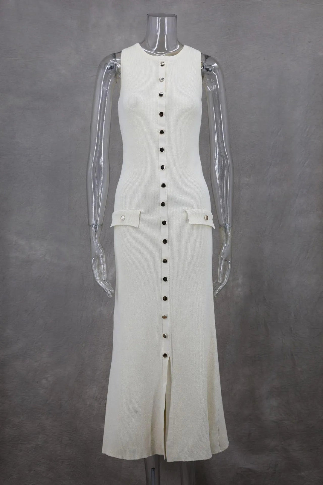 Levoire | Robe tricotée sans manches élégante