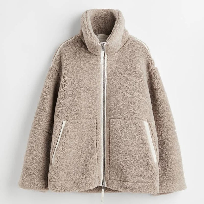 Levoire | Manteau Élégant, Surdimensionné Et Chaud Pour Femmes Beige
