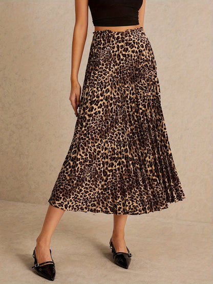 Levoire | Jupes Plissées En Motif Leobardi Élégantes