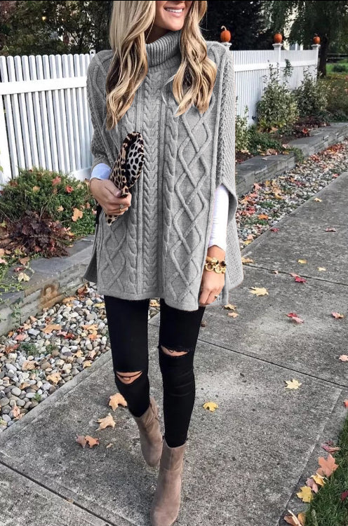 Levoire | Pull En Maille Avec Motif Torsadé