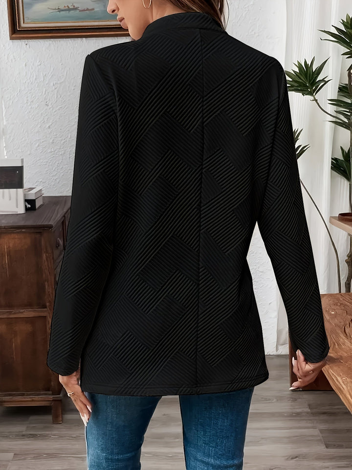 Levoire | Non Combiné Blazer Ouvert Texturé À Manches Longues