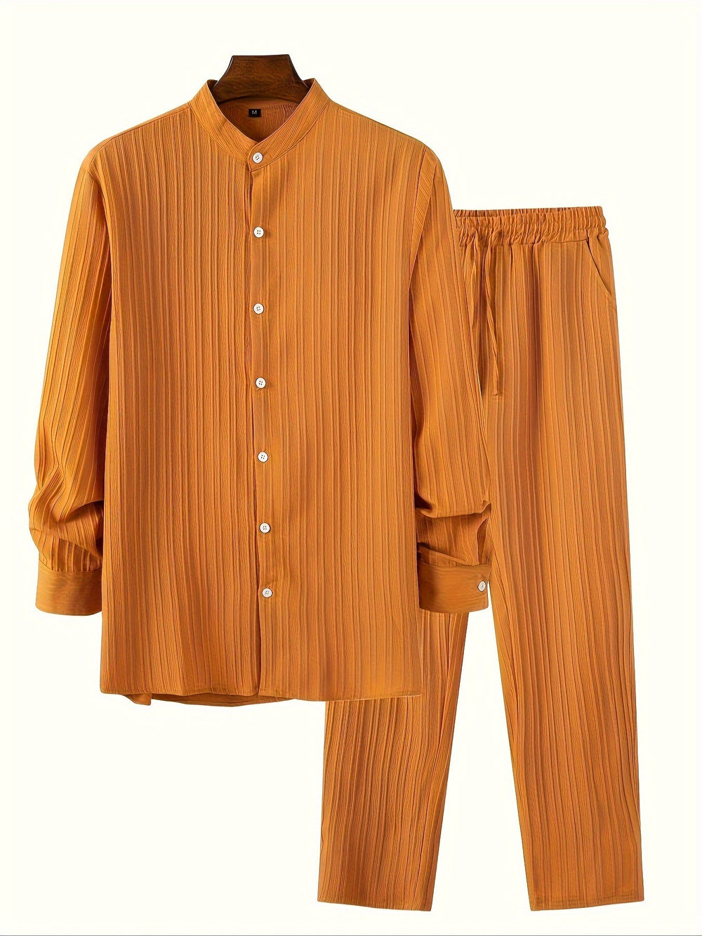 Levoire | T-Shirt À Manches Longues Unicolore Et Pantalons De Survêtement