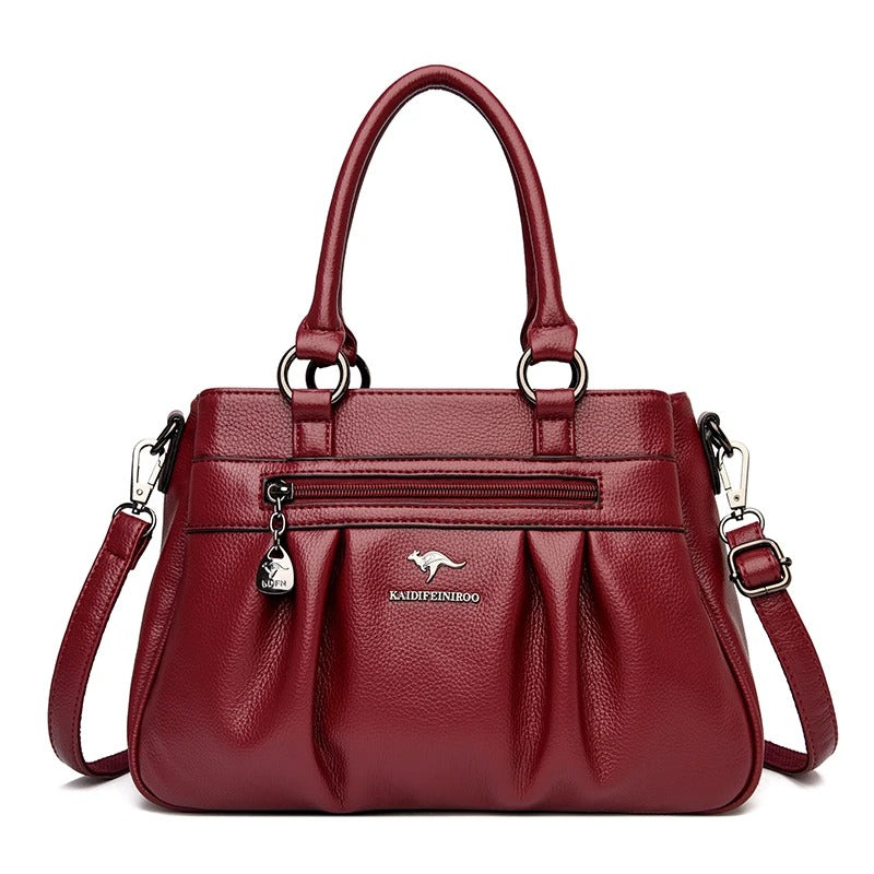 Levoire | Sac à main de luxe pour femmes en similicuir Rot