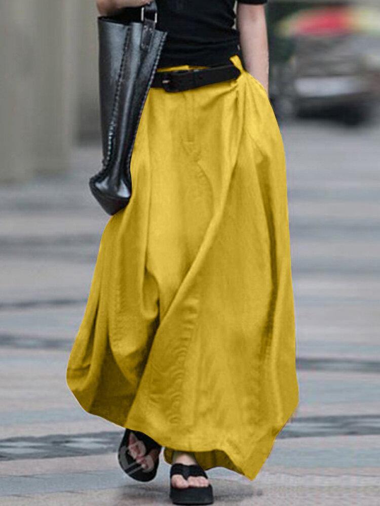 Levoire | Jupes de loisirs en coton Jaune