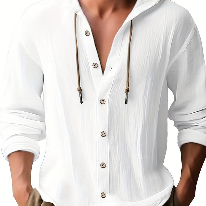 Levoire | Veste Pour Hommes À Capuche En Coton Pur