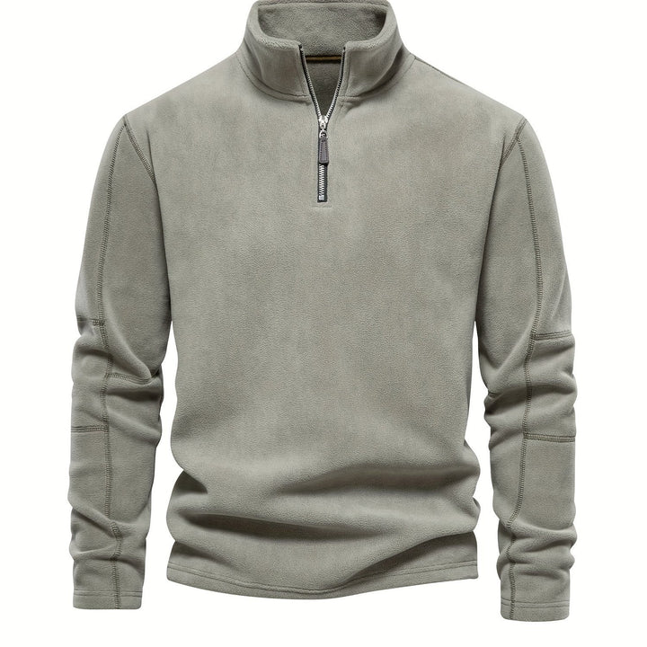 Levoire | Veste À Col En V Pour Homme Avec Zip Et Col En V