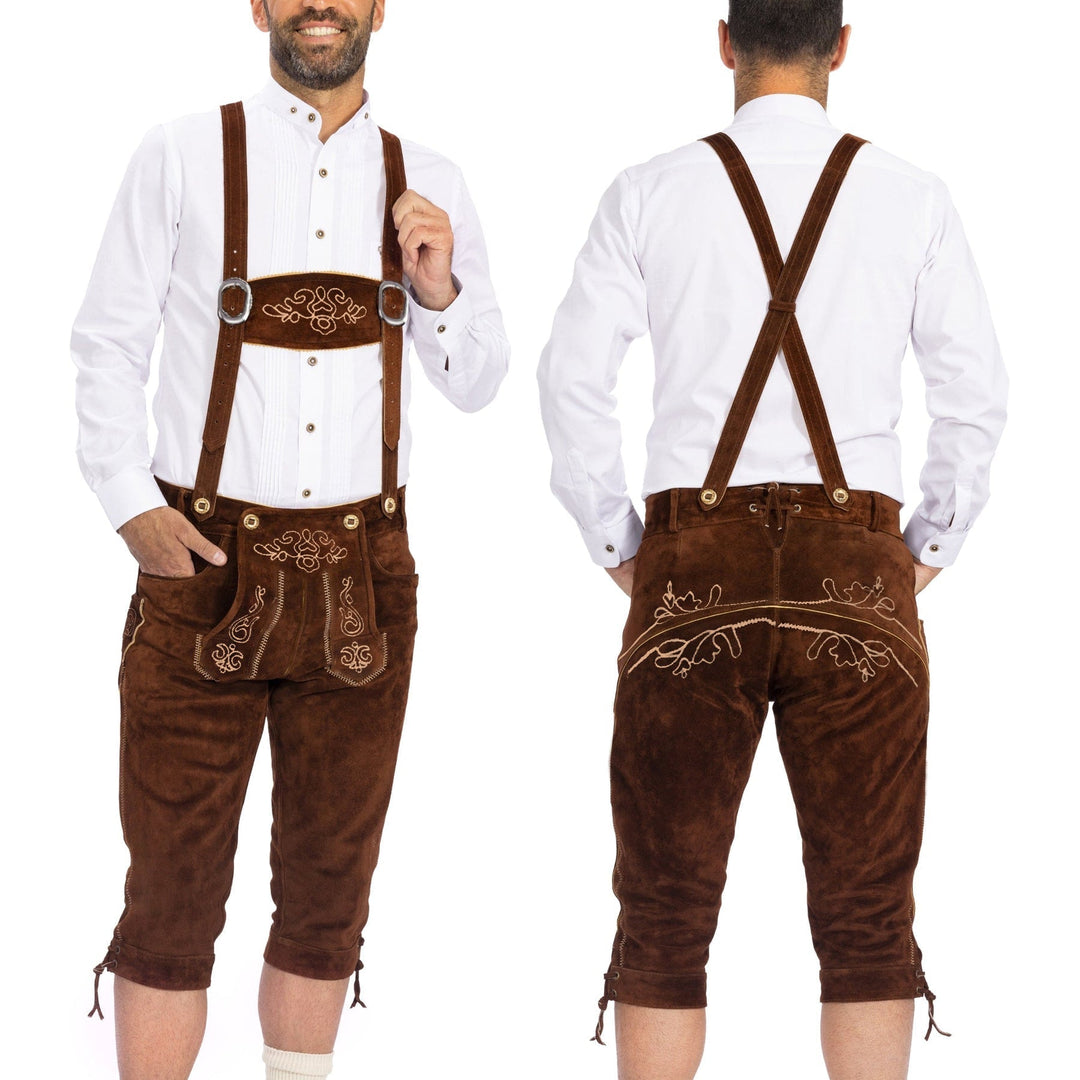 Levoire | Costume Traditionnel Bavarois En Cuir Lederhosen 2XL